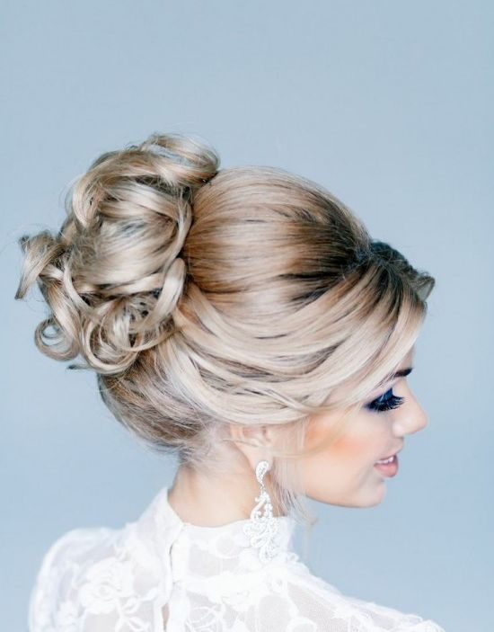 Glamorous Updo Elegant Hairstyle Truehairstyle